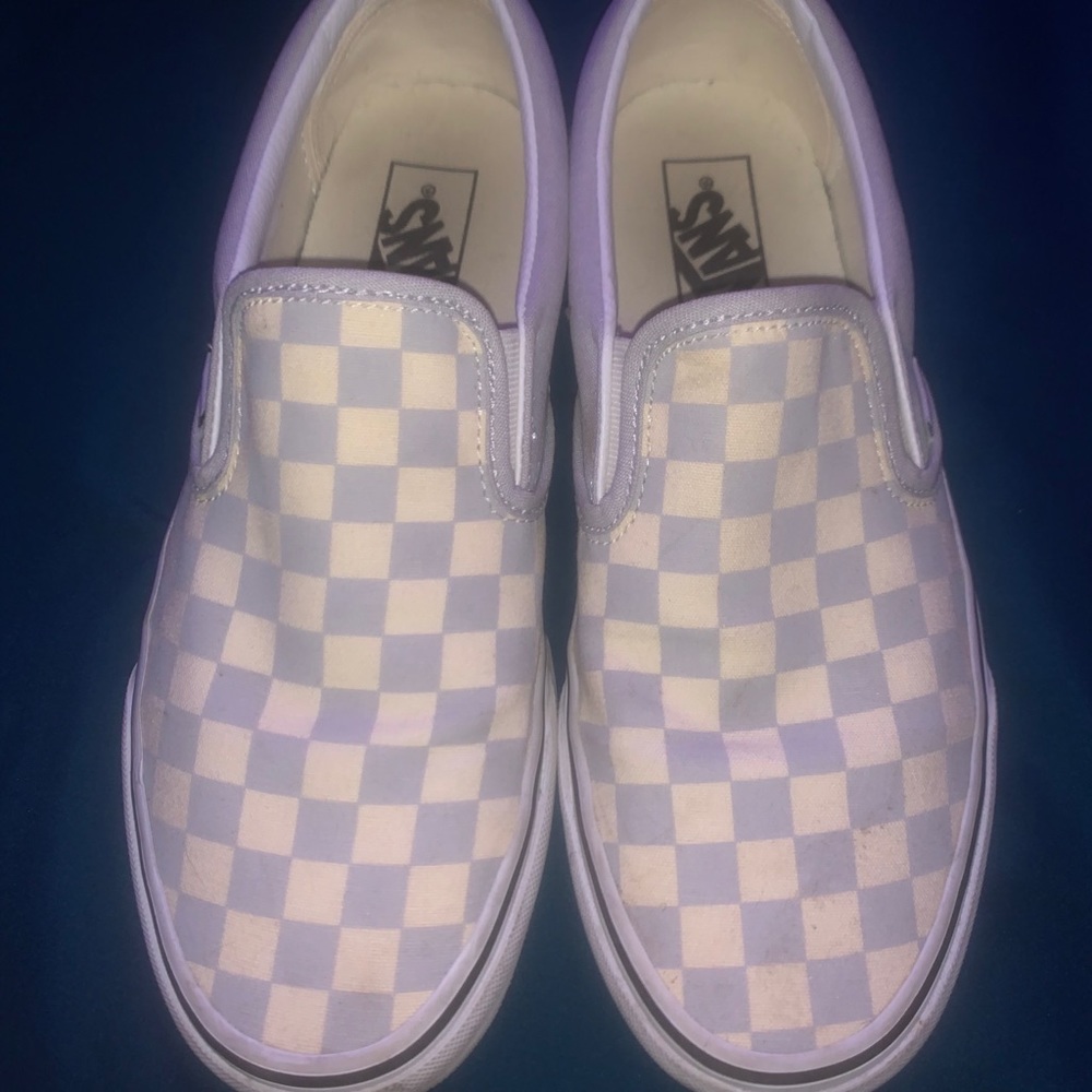 Checkered Vans Slip-on